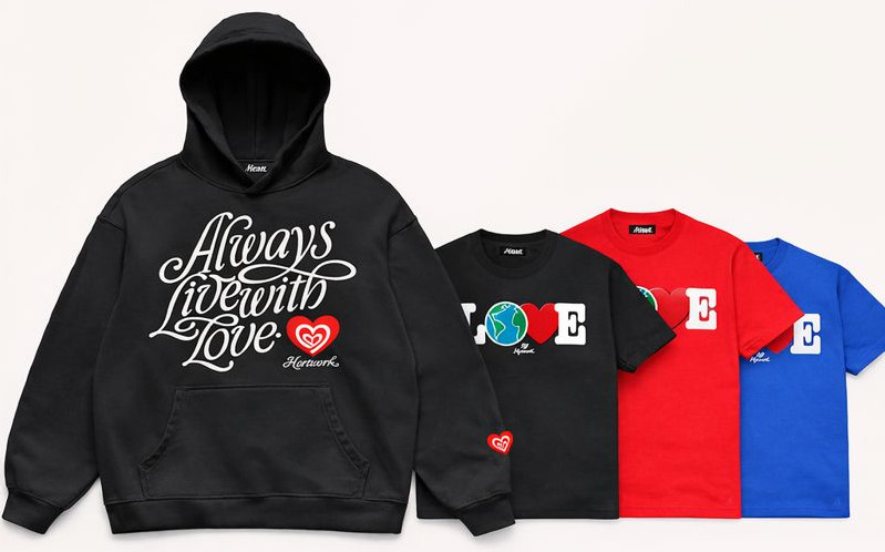 Hartwork apparel collection featuring hoodies and t-shirts