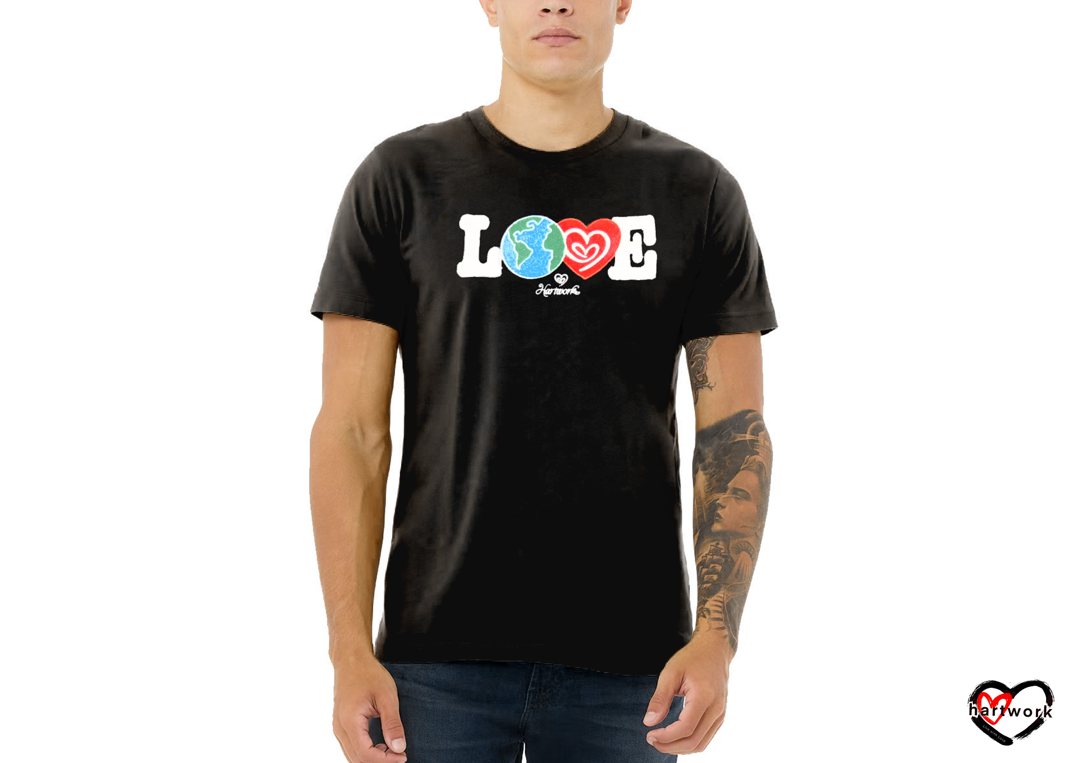 Hartwork LOVE Earth tee