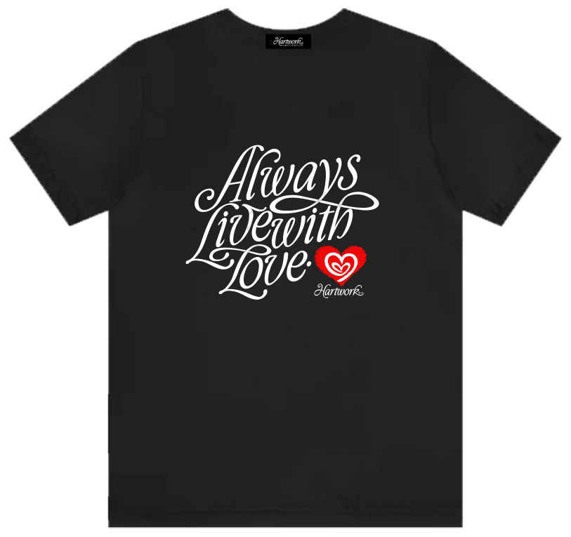 Hartwork black tee front