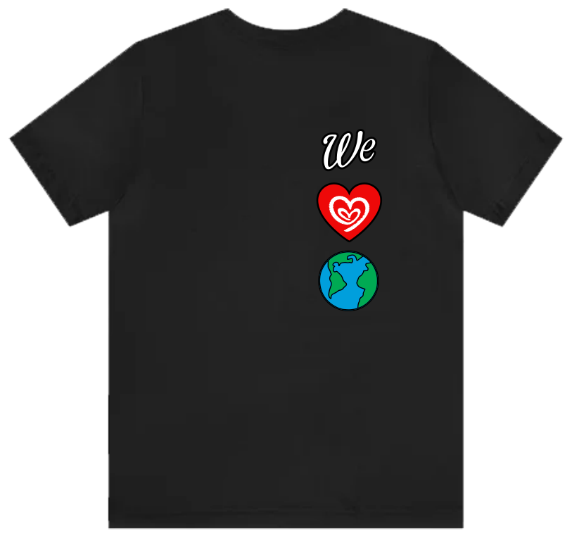 Love the World Tee front